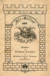 Liederheft 1886